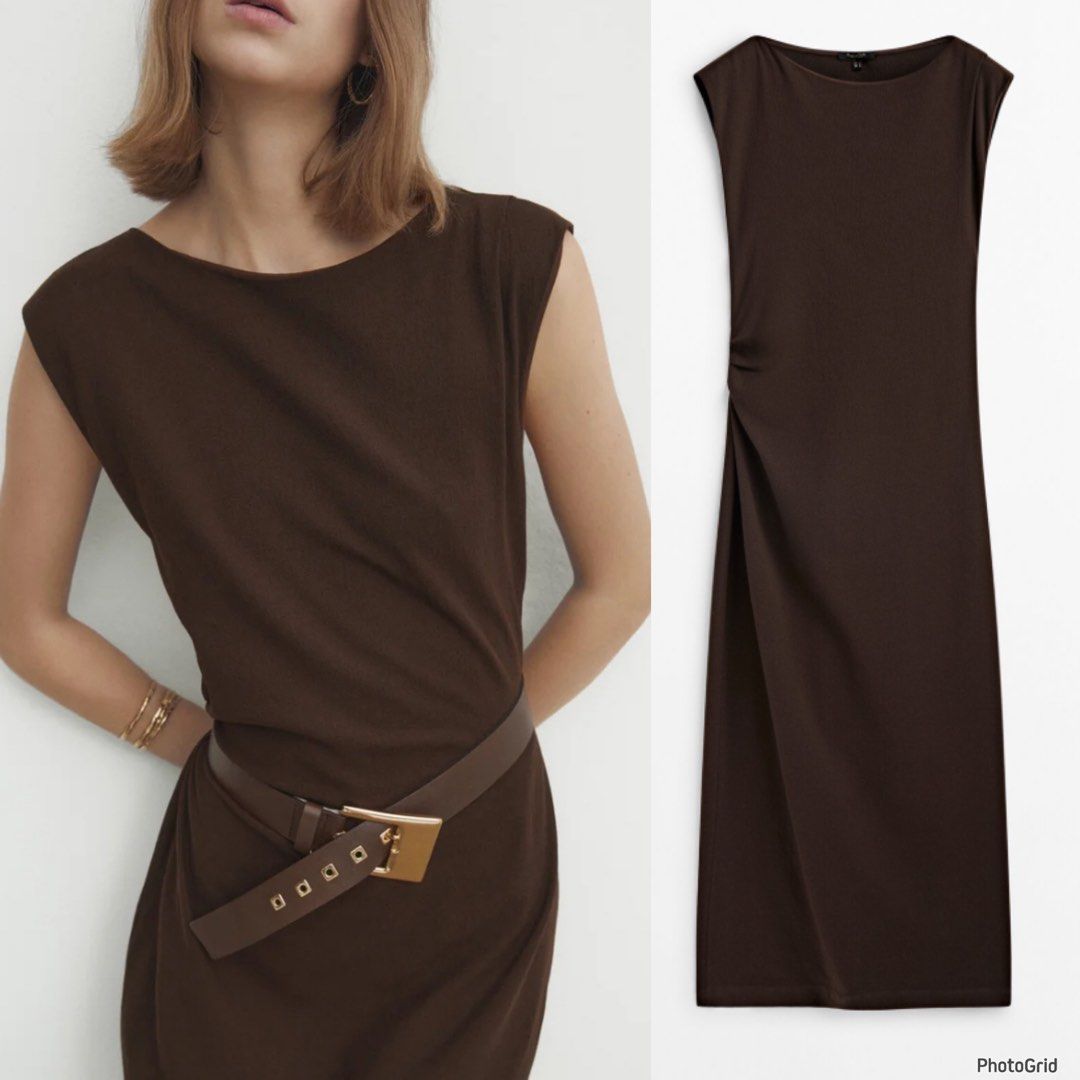 Massimo dutti brown midi dress with slit (Category: Dresses) located in Koronadal. Submitted by gstyledforless (Listing ID 1469869767, Image 2). Description: Has slit in the back Super flattering when worn Personal fave Posted on cosmopolitan Retails for 6k.