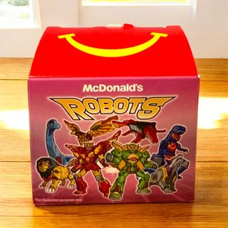(2 for $13) McDonald's Robots McDelivery Bike Lion & Delivery Bag ...