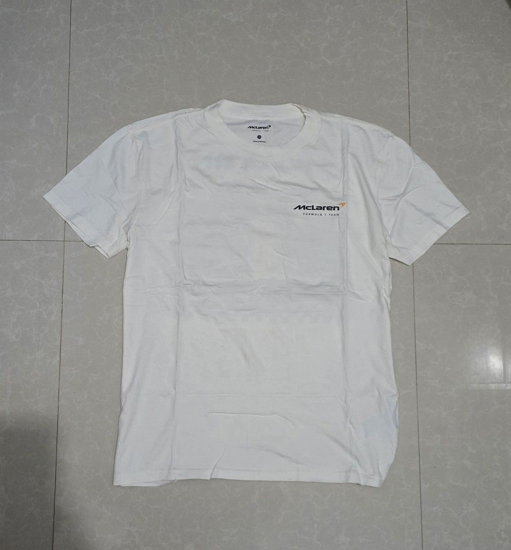 McLaren F1 shirt (Category: Tshirts & Polo Shirts ) located in El Nido. Submitted by marco.tandoc (Listing ID 1469905103, Image 2). Description: size: small fit to medium width: 20 length: 27 no issue.