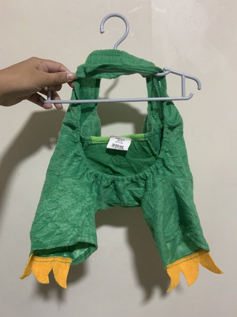 medium dino costume for dogs (Category: Homes & Other Pet Accessories) located in Manila. Submitted by leonasnchz (Listing ID 1469871972, Image 2). Description: originally bought for 200 & did’t use kasi hindi kasya. medium on tag but does not fit my dog’s 51cm chestttt.