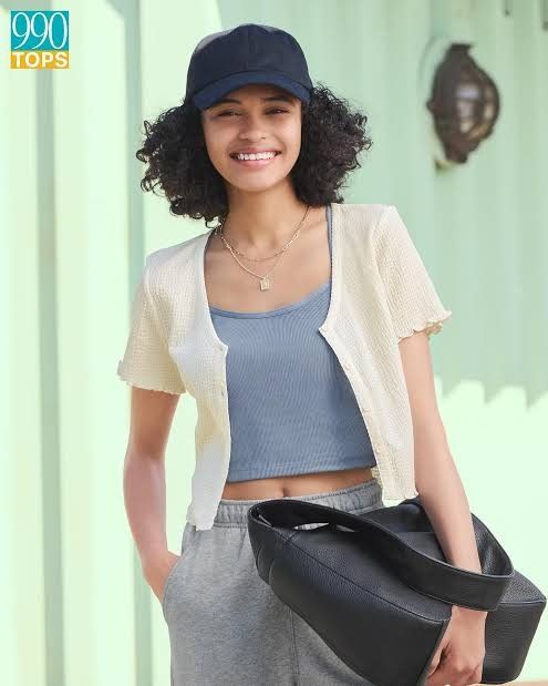 Medium GU Textured Cropped Cardigan (Category: Others Tops) located in Castillejos. Submitted by lalainecloset22 (Listing ID 1469787494, Image 2). Description: - Brand: GU - Size: Medium (M) - Color: Off-White / Cream - Style: Textured cropped cardigan with front button closure - Details: Chic lettuce-edge hem and sleeves - Condition: Excellent, well-maintained - Perfect for layering or casual everyday wear.