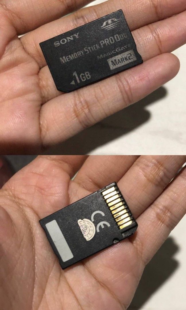 Memory stick pro duo (Category: Cameras) located in Manila. Submitted by harmoniexd_ (Listing ID 1469848697, Image 3). Description: 1gb - 200 4gb - 300 16gb - 450 may issue lang body cosmetics nila pero working and tested nadin..