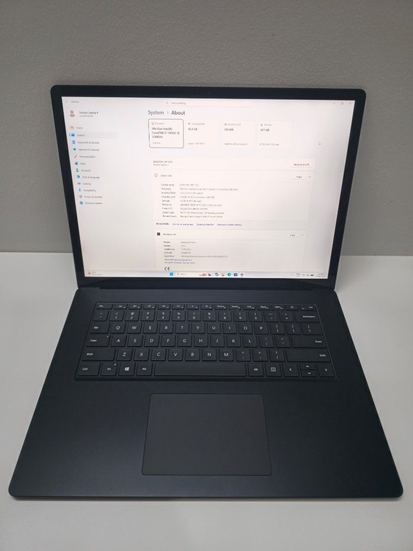 Microsoft Surface Laptop 4 i7-11th 15", Computers & Tech, Laptops ...