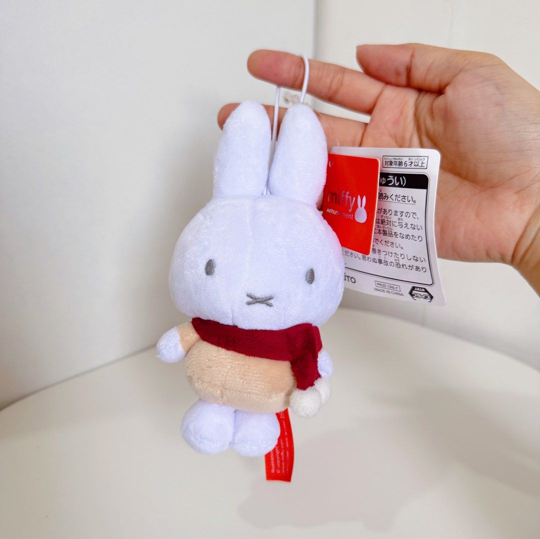 Miffy Red Scarf Charm with Papertag (Category: Plushies & Soft Toys) located in Manila. Submitted by ashyyel_ (Listing ID 1469932100, Image 1). Description: .