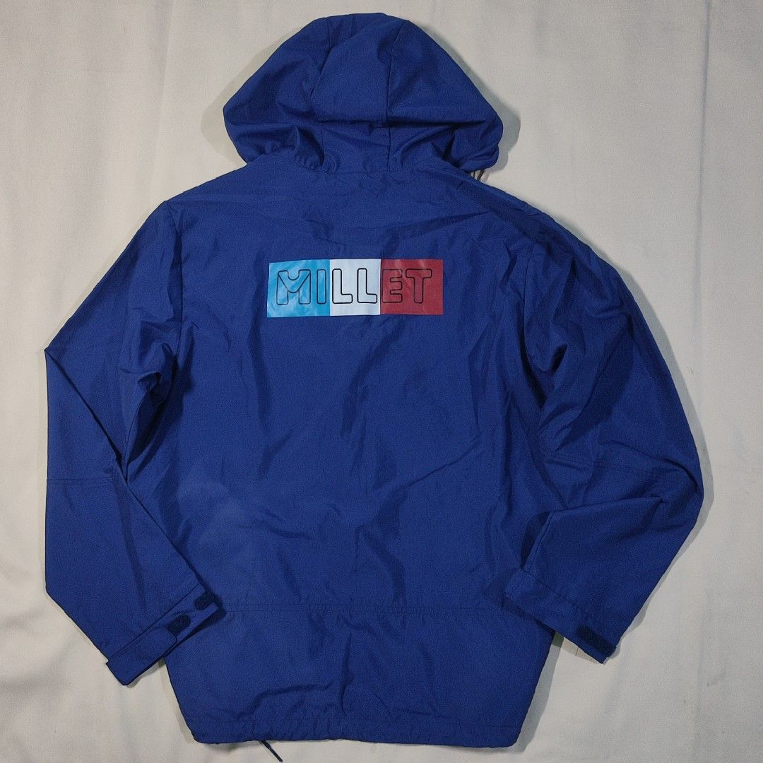 MILLET ANORAK WINDBREAKER JACKET (Category: Coats, Jackets and Outerwear) located in Tarlac. Submitted by joel_dat_kom_187 (Listing ID 1469905219, Image 3). Description: MILLET ANORAK WINDBREAKER JACKET EXCELLENT CONDITION 22.5 W x 27.5L ( MEDIUM - LARGE ) LIGHT WEIGHT QUICKLY DRY BREATHABLE NO ISSUE ❌.