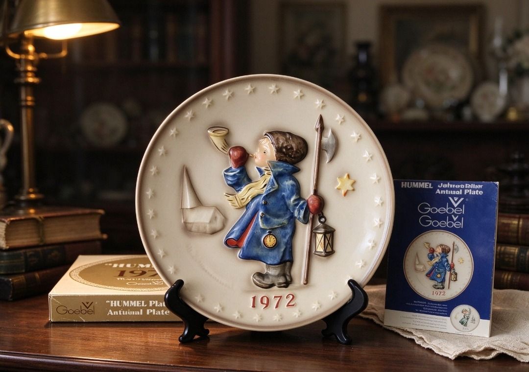 Mint! Vintage Goebel Hummel 1972 Annual Plate Hum265 