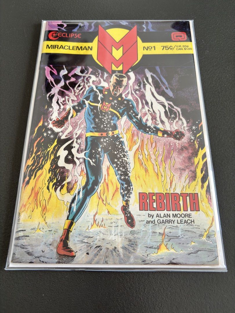 Miracleman #1 from (1985) Eclipse Comics | Alan Moore’s acclaimed run on the character 🔥 (Category: Comics & Manga) located in Naga. Submitted by dearyesteryear (Listing ID 1469864706, Image 1). Description: FOR SALE: Miracleman #1 from (1985) Eclipse Comics | Alan Moore’s acclaimed run on the character 🔥 🔥 A LEGENDARY REBIRTH. A LANDMARK COMIC. A MUST-CONSIDER FOR COLLECTORS! Message me if you’re interested in this classic or have a reasonabl