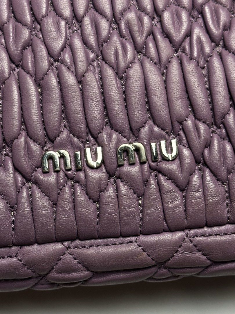 Miu miu (Category: Luxury Bags & Wallets) located in Orani. Submitted by ajgav69 (Listing ID 1469766192, Image 3). Description: Authentic miu miu Shoulder bag Check all photos.