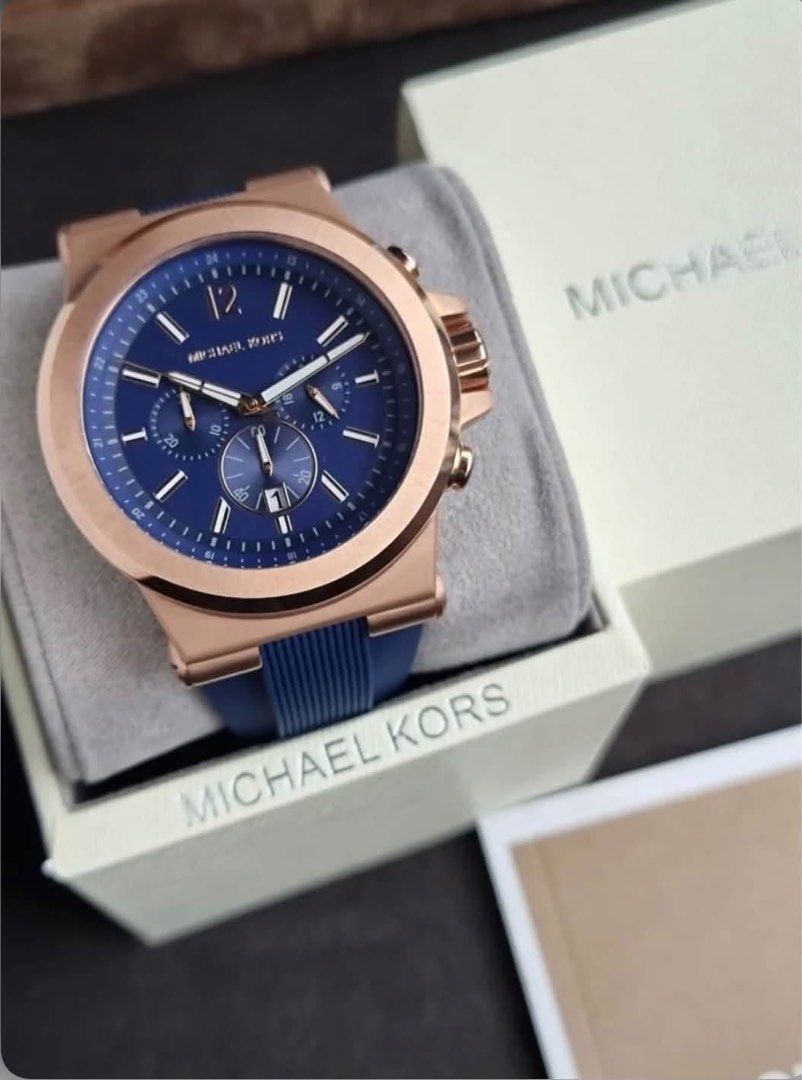 MK Men Watch (Category: Men's Watches) located in Manila. Submitted by bagsandshoesmanymore (Listing ID 1469812962, Image 1). Description: MK Mens Watch Size 48mm Rubberized strap Stainless steel Paperbag, box and booklet.