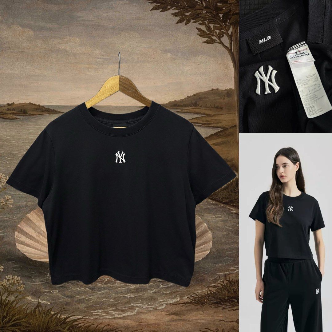 MLB Yankees basic cropped top (Category: Activewear) located in Dasmarinas. Submitted by Ukaybes (Listing ID 1469800930, Image 1). Description: MLB Yankees basic cropped top Size M 21W 20.5L Excellent condition M/Mine: 600 DM: Name | Contact | Address & Brgy Please comment MINE only if you’re 100% sure and ready to pay. No return or exchange .