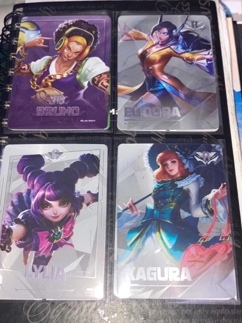 MLBB MANYC Vol 1 C, R, RS, CS (Category: Raw Singles) located in Manila. Submitted by jtoyzandcollectibles (Listing ID 1469865171, Image 2). Description: MLBB MANYC Vol 1 C, R, RS, CS ₱20 EACH ‼️ We only ship every Sunday & Monday night ‼️ 📌 Buyer shoulders shipping fee 📍 Cainta Rizal 💸 GCash only 🛵 Lalamove/JNT/LBC 💬 Send a message if you're interested!.