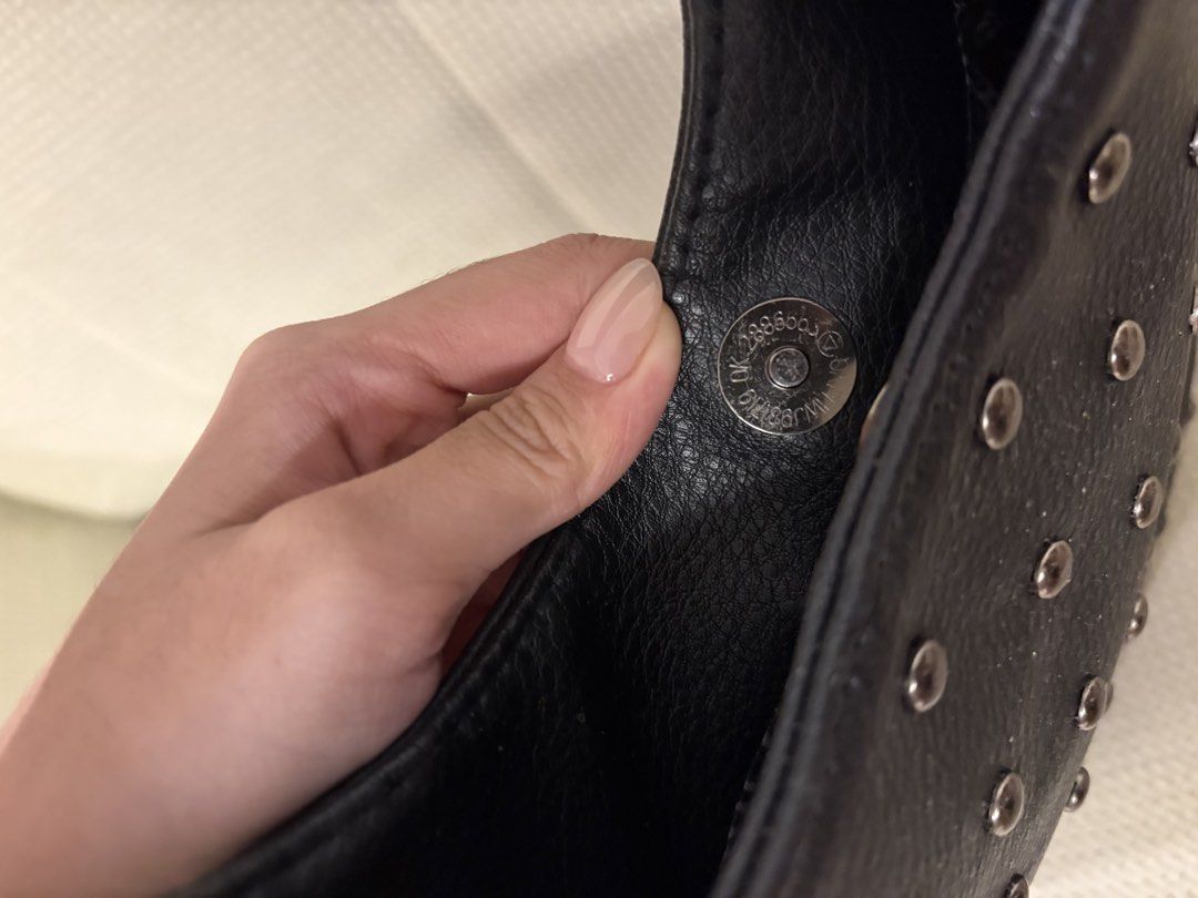 Modax Studded Bucket-Shaped Shoulder bag (Category: Shoulder Bags) located in Dasmarinas. Submitted by kddeclutterr (Listing ID 1469899675, Image 3). Description: kind of like those bali bags spacious rfs: for funds price nego!.