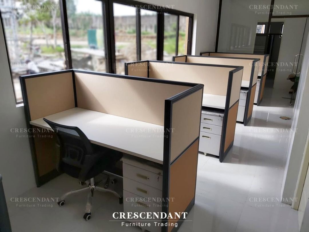 Modular Office Workstation (Category: Office Furniture & Fixtures) located in Pasig City. Submitted by ynacftsal84263 (Listing ID 1469809833, Image 2). Description: GOOD QUALITY, BRAND NEW AND OFFERS BEST PRICE!!! FREE QUOTATION! FREE SITE VISIT & FREE ESTIMATE within Metro Manila or you can send us your measurement Price is For Posting Purposes Only Our Products: •Modular Office Partition •Office Cubicle / Workstation •Office Tables •Office Chai