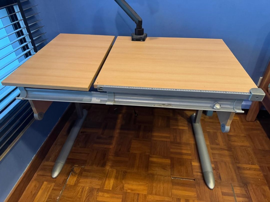 Moll / Kettler style Ergonomic Split-Top Children's Study Desk ...