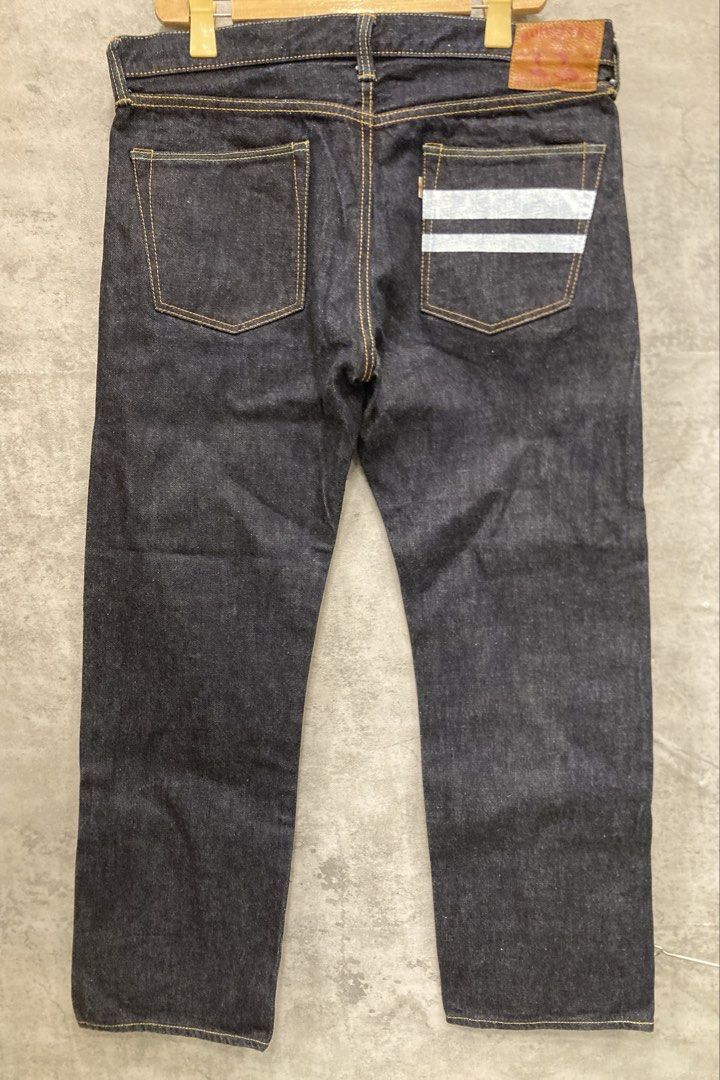 Momotaro Jeans 0705sp (Category: Jeans) located in Quezon City. Submitted by janisu0303 (Listing ID 1469930896, Image 2). Description: Momotaro Jeans 0705SP “Going to Battle” (GTB) Tight Straight Selvedge Denim. Size 36 tag 12,500 php Fairview area meetups Or shipping Woven in Kojima, Okayama, Japan, this model is widely considered one of the definitive silhouettes from the historic raw denim brand. Evisu D’Artisan Sugoi Momotaro Key Specificatio
