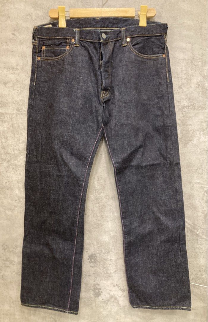 Momotaro Jeans 0705sp (Category: Jeans) located in Quezon City. Submitted by janisu0303 (Listing ID 1469930896, Image 1). Description: Momotaro Jeans 0705SP “Going to Battle” (GTB) Tight Straight Selvedge Denim. Size 36 tag 12,500 php Fairview area meetups Or shipping Woven in Kojima, Okayama, Japan, this model is widely considered one of the definitive silhouettes from the historic raw denim brand. Evisu D’Artisan Sugoi Momotaro Key Specificatio