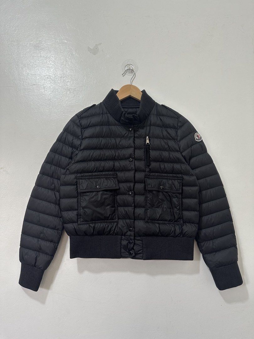 Moncler Black Longue Saison Down Puffer Jacket (Category: Coats, Jackets and Outerwear) located in Balanga. Submitted by winterlab_ph (Listing ID 1469769186, Image 3). Description: C081 W 20 L 21 Sh 14.5 Sl 23.5.