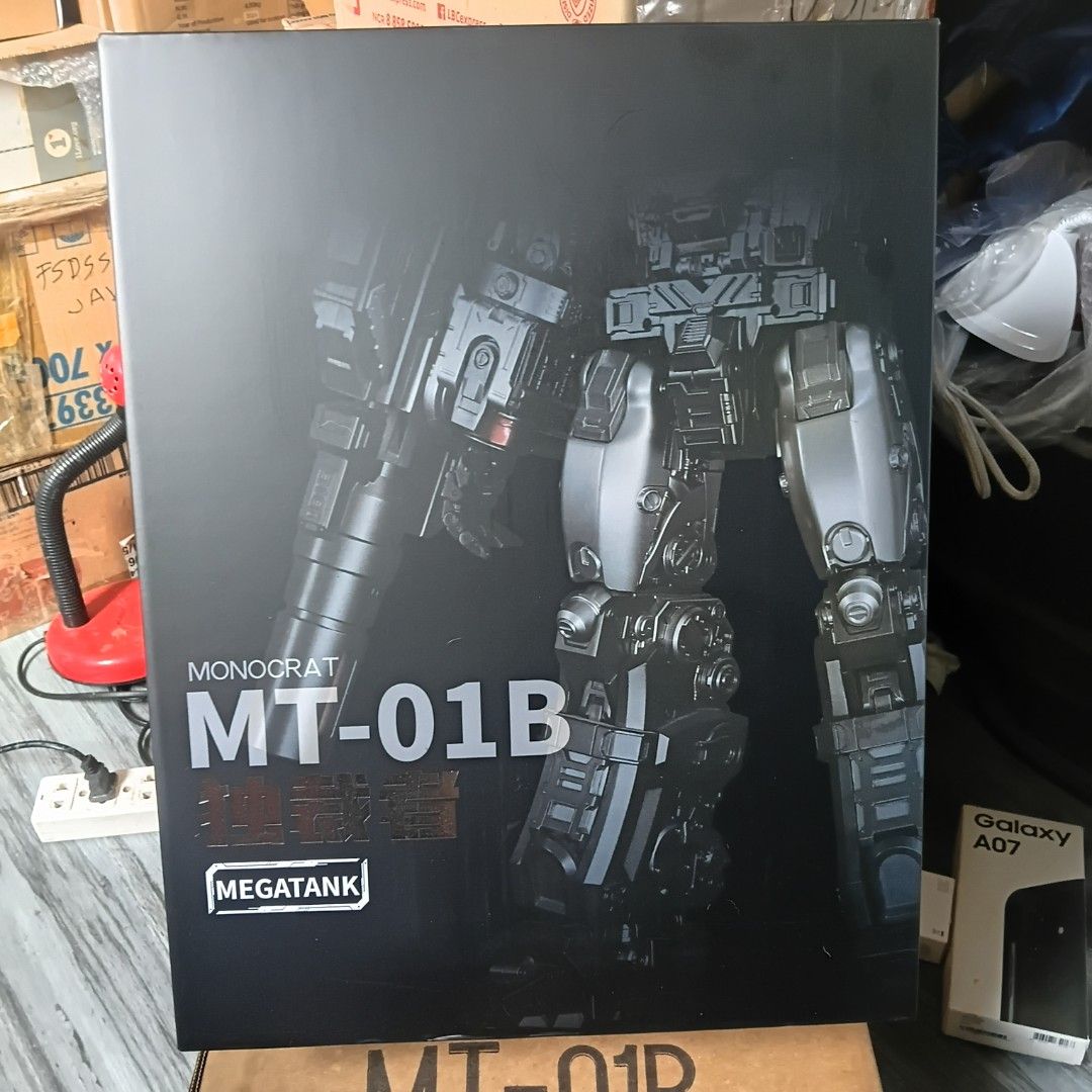 Monocrat MT-01B transformers Megatank megatron wd red sword variant (Category: Gundam & Model Kits) located in Manila. Submitted by raymondgwapotlga (Listing ID 1469815281, Image 1). Description: - Item: Monocrat MT-01B Megatank robot figure wd red sword variant - Condition: Box opened for content check only, figure and plastic trays are 100% untouched - Material: Heavy die-cast metal parts with detailed mechanical design - Accessories: Includes 