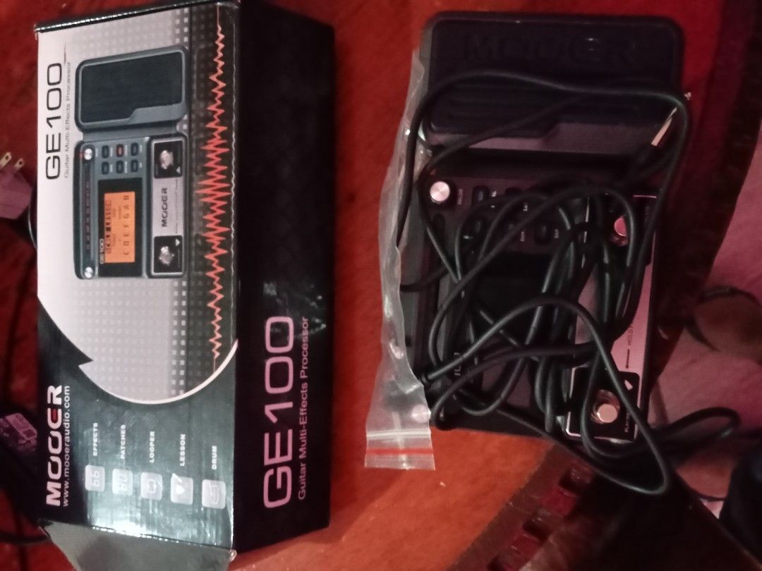 Mooer GE100 Guitar Multi-Effects Processor with Box (Category: Musical Instruments) located in Cebu City. Submitted by cleverwind.221754 (Listing ID 1469934255, Image 2). Description: Selling Mooer GE guitar pedal, useful for musicians with electric guitar. In great condition. For pick-up or delivery. Buyer will pay for shipping fees if for delivery. Location: Near San Carlos South Campus, CTS/CCMC. Check out also our other items: https://garage-