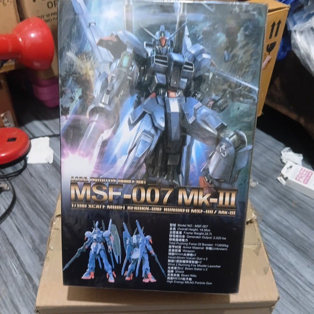 MSF-007 Mk-III 1/100 Scale KO (Category: Gundam & Model Kits) located in Manila. Submitted by raymondgwapotlga (Listing ID 1469862290, Image 2). Description: mk 3 gundam. sealed 1k.