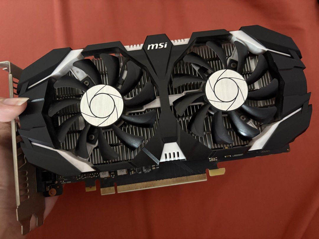 MSI GTX 1050ti (Category: Computer Parts) located in Manila. Submitted by meowyoming (Listing ID 1469902634, Image 1). Description: MSI GTX 1050ti Preloved for 2 years Bought from MOA SVGA(see receipt on the last pic) No issues RFS: Upgraded Negotiable if will pickup ASAP.