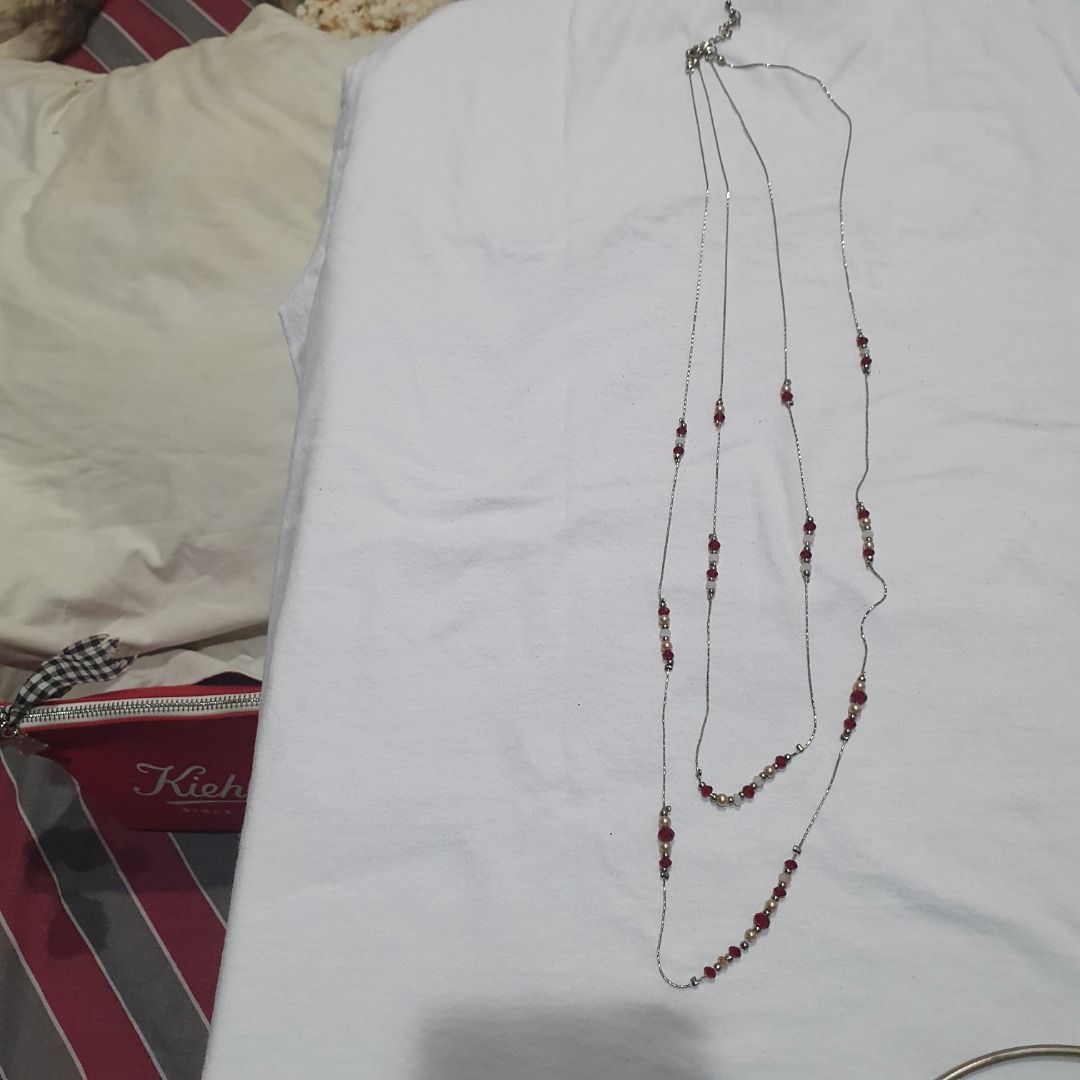 Multi Layer Necklaces (Category: Necklaces) located in Caloocan City. Submitted by mma_222 (Listing ID 1469779575, Image 2). Description: - Multi strand necklaces choker and long .