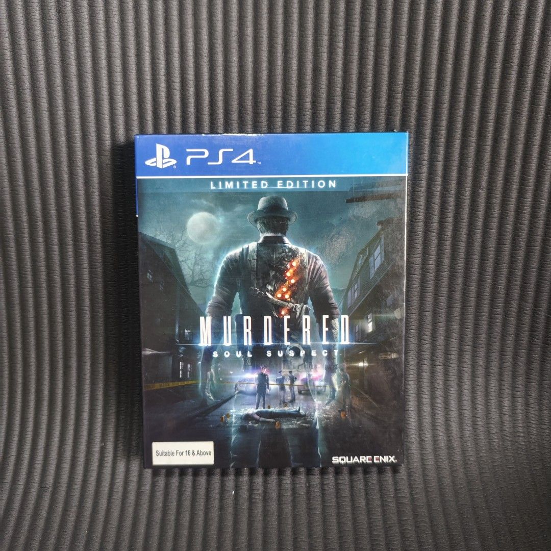 Murdered Soul Suspect Limited Edition PS4 Game R3, Video Gaming, Video ...