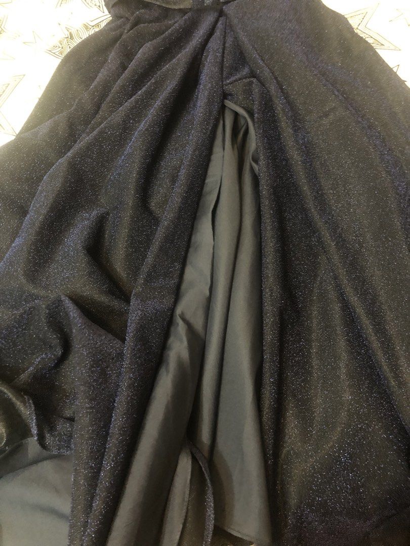 Navy Blue Off Shoulder with Slit (Category: Dresses) located in Los Banos. Submitted by meyandra_198 (Listing ID 1469875993, Image 3). Description: .