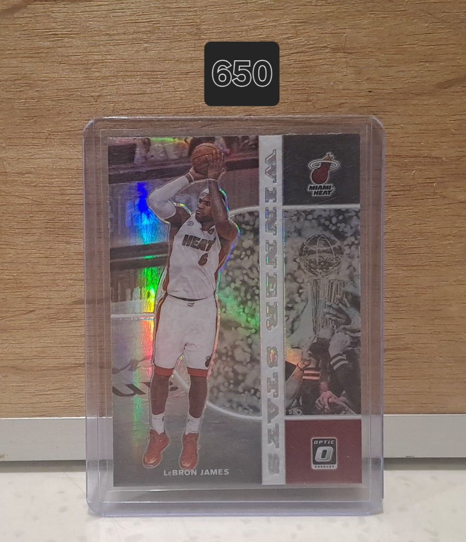 NBA CARDS LEBRON (Category: Raw Singles) located in Aroroy. Submitted by papajamescardshop (Listing ID 1469844259, Image 1). Description: LEBRON JAMES WINNER STAY HOLO.