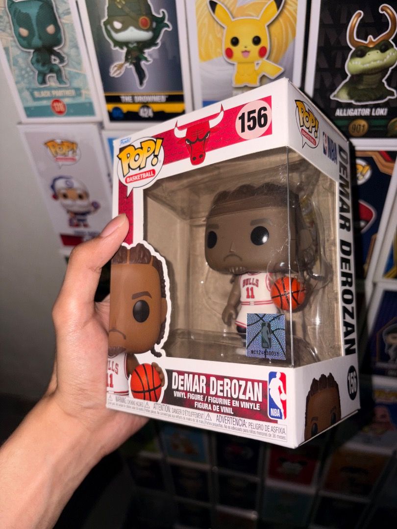 NBA Funko Pop! Demar DeRozan #156 (Category: Figurines & Statues) located in Marikina City. Submitted by spiderraff (Listing ID 1469788370, Image 1). Description: .