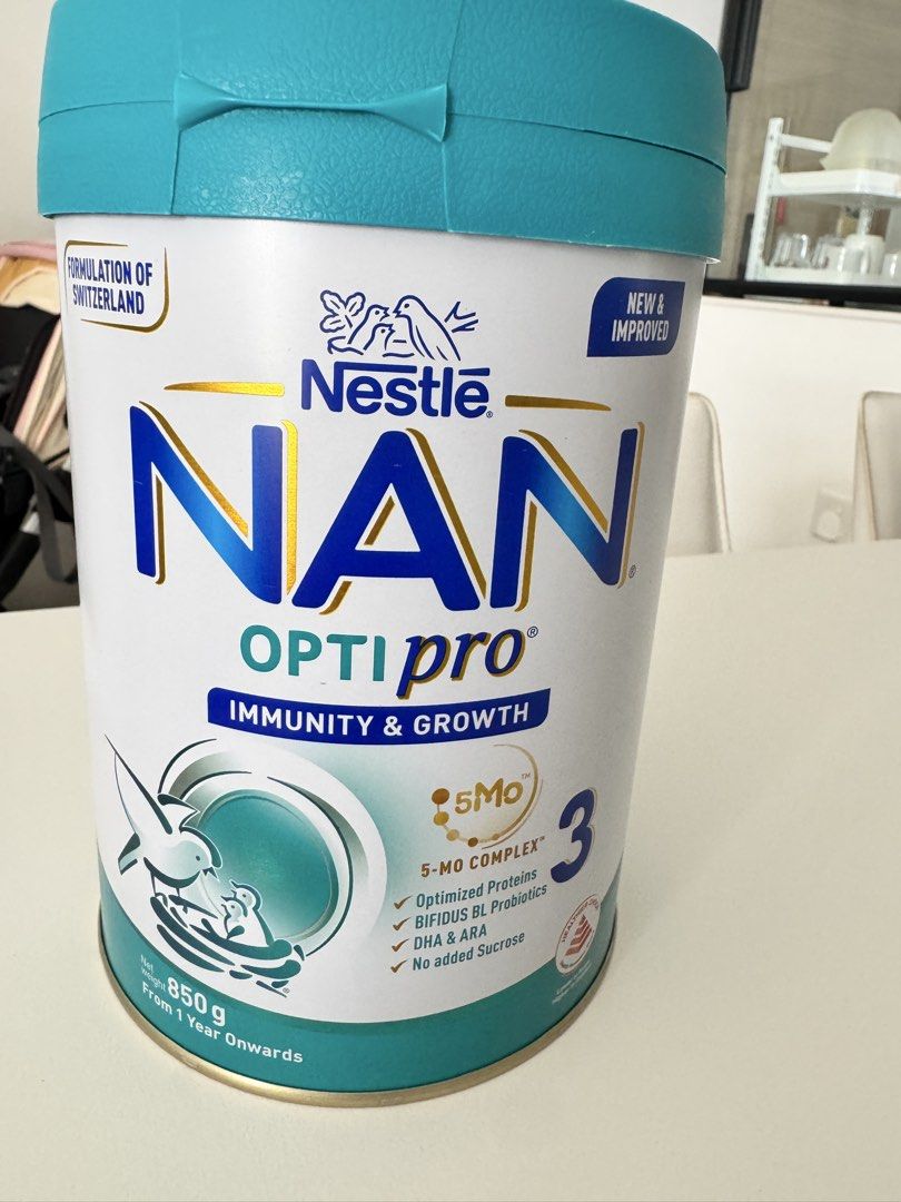 Nestle NAN OPTIPRO 3 Stage 3 Formula Milk 850g, Babies & Kids, Nursing ...