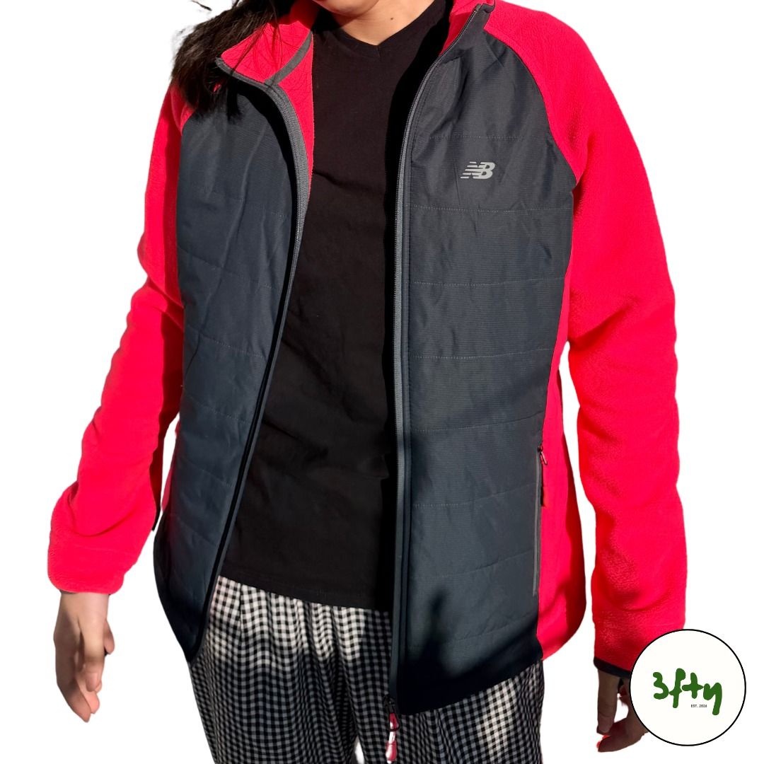 New Balance Fleece Quilted Zip Jacket (Category: Coats, Jackets and Outerwear) located in Baguio. Submitted by 3ftyfinds (Listing ID 1469844362, Image 2). Description: Mode of payment: GCash/Bank Transfer Mode of delivery: J&T Express (shouldered by buyer) Meet ups/drop off within Baguio City proper only. Feel free to dm for inquiries, thank you!!.