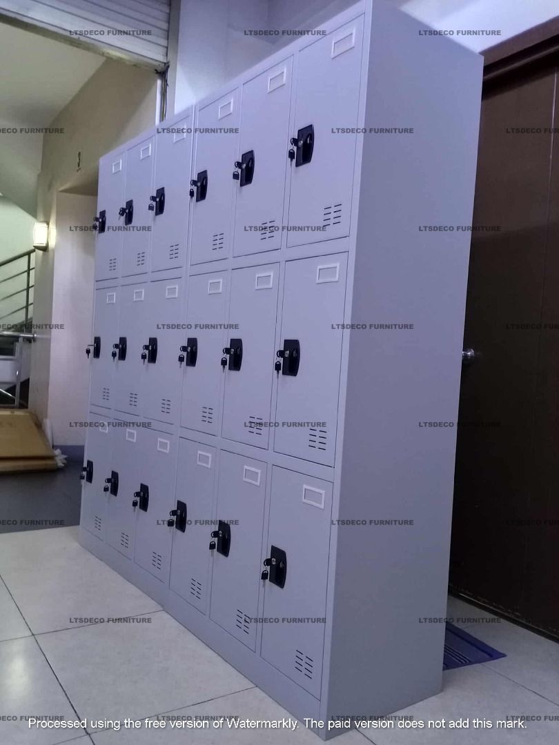 new steel locker 9 doors office partition furnitures, Furniture & Home ...