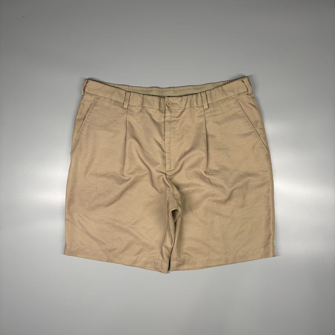 Nike Dri Fit Golf Short (Category: Activewear) located in Cavite. Submitted by onebeancent (Listing ID 1469865739, Image 3). Description: Size: 38 to 42 Waistline Dimension: 20.5" Length Color: Khaki Color Rate: 9.8./10 Issue: None Condition: Almost new‼️ Price: 580php Additional Shipping Fee (J&T Small Pouch) 75php Luzon 100php visayas 120php mindanao.