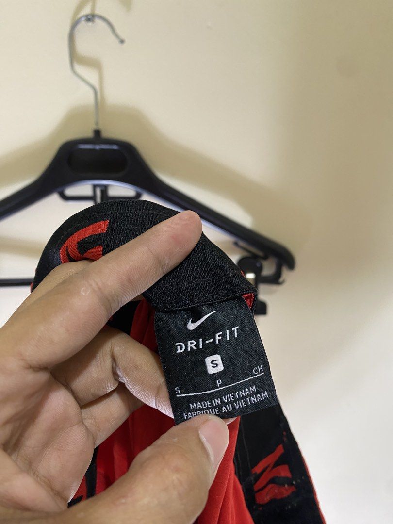 Nike Dri-FIT Red Athletic Shorts Size S (Category: Shorts) located in Cebu City. Submitted by theloose.thread (Listing ID 1469894985, Image 3). Description: - Brand: Nike - Style: Athletic shorts (Style Code: 833265-658) - Size: S - Color: Bright red with small black Nike swoosh on lower left leg - Material: Dri-FIT technology to keep you dry and sweat-free - Features: Elastic waistband with inner adjustable drawstring and convenient side pockets