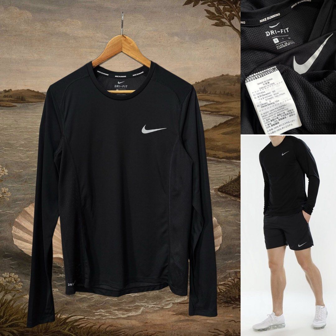 Nike drifit running long sleeve (Category: Activewear) located in Dasmarinas. Submitted by Ukaybes (Listing ID 1469802554, Image 1). Description: Nike drifit running long sleeve Size S 18W 26L Excellent condition M/Mine: 780 DM: Name | Contact | Address & Brgy Please comment MINE only if you’re 100% sure and ready to pay. No return or exchange .