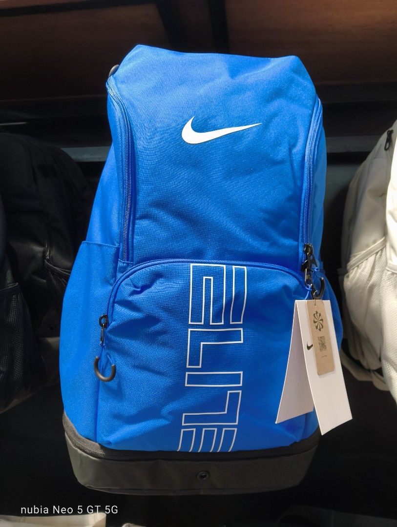 Nike elite bag blue (Category: Backpacks) located in Quezon City. Submitted by justinkixs (Listing ID 1469760761, Image 1). Description: Nike elite backpack 32L Capacity bnew legit.