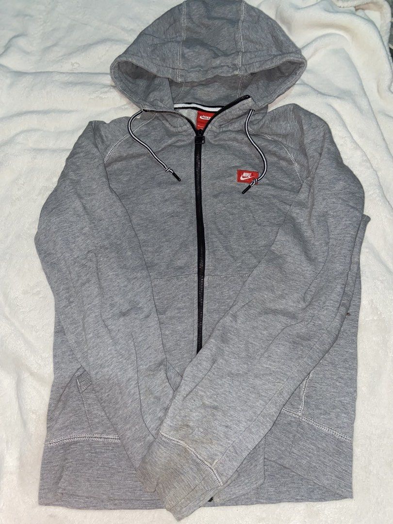 Nike Grey Zip-Up Hoodie (Category: Hoodies) located in Manila. Submitted by nobleowl-8fff (Listing ID 1469901781, Image 1). Description: .