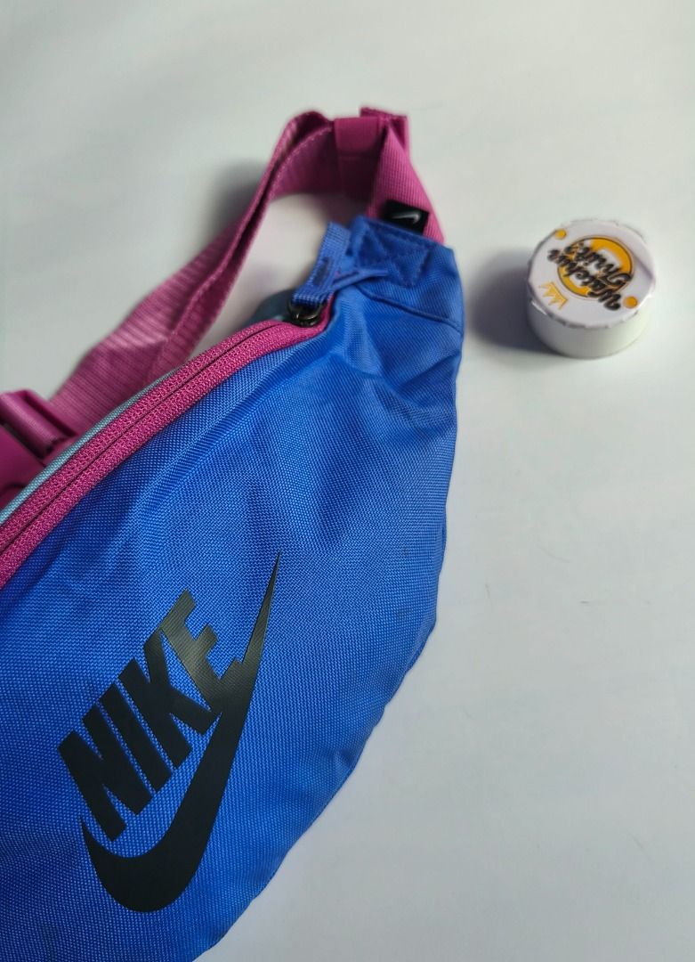 Nike Heritage Hip Pack Sapphire/Cosmic (Category: Belt bags, Clutches and Pouches) located in Manapla. Submitted by gentleturtle_3dc683 (Listing ID 1469921676, Image 2). Description: Nike Heritage Hip Pack Sapphire/Cosmic 💵 ₱ 490 📏 Size: 15 ½ x 5 ½ 🎨 Color Rate: 9.5 /10 or better ✨ Condition: Great Pre-loved thrifted item. 💬 Message us for inquiries!.