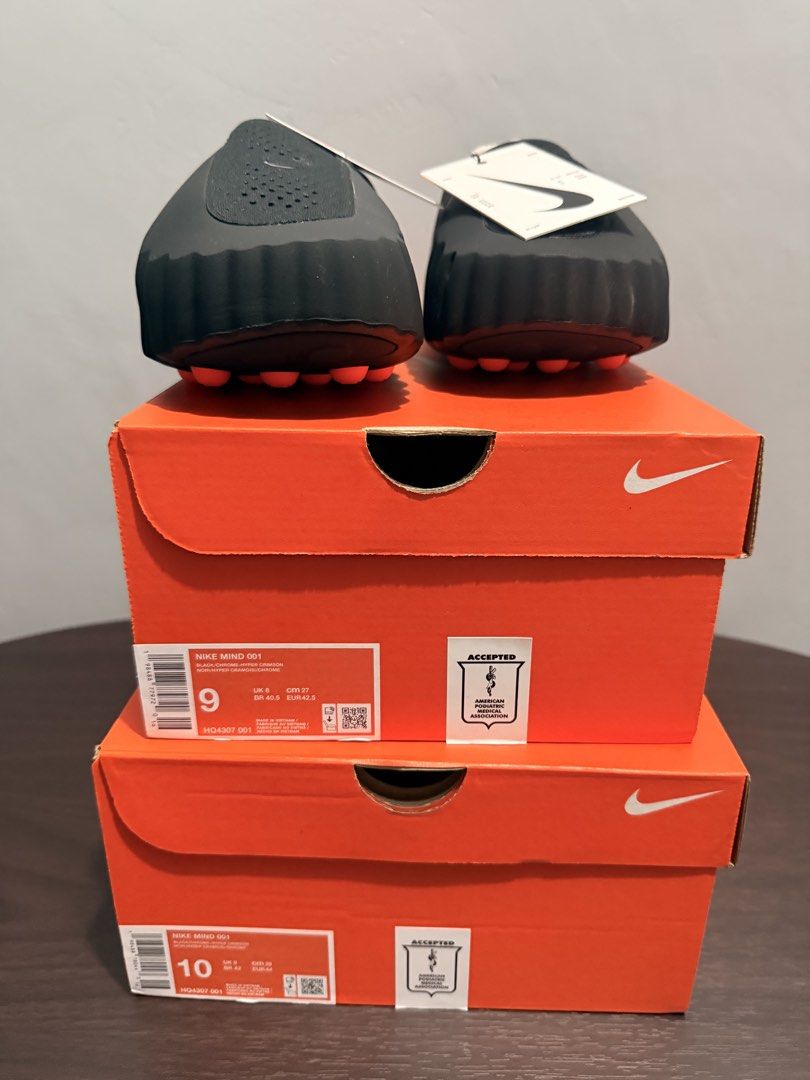 Nike Mind 001 Slide - ‘Black Chrome’ (Category: Slippers & Slides) located in Marikina City. Submitted by heneral_luna7141 (Listing ID 1469835559, Image 2). Description: Nike Mind 001 Slide - ‘Black Chrome’ 100% Original and BrandNew Sizes 9 10.