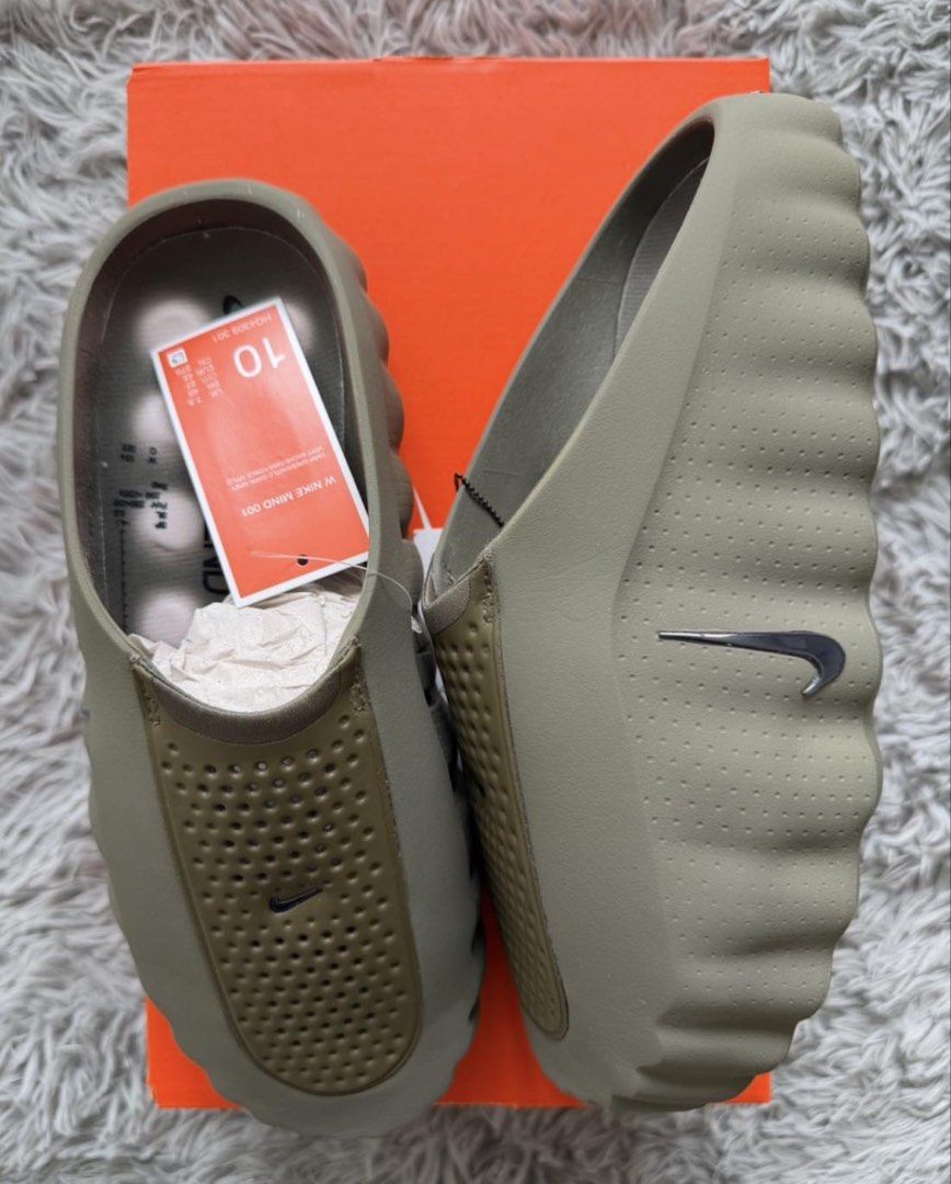 Nike Mind 001 Tarp Green (Category: Casual Shoes) located in Quezon City. Submitted by shoeplug.ph (Listing ID 1469832979, Image 1). Description: Nike Mind 001 Tarp Green size 10W (9M) brandnew / complete ₱6,500.