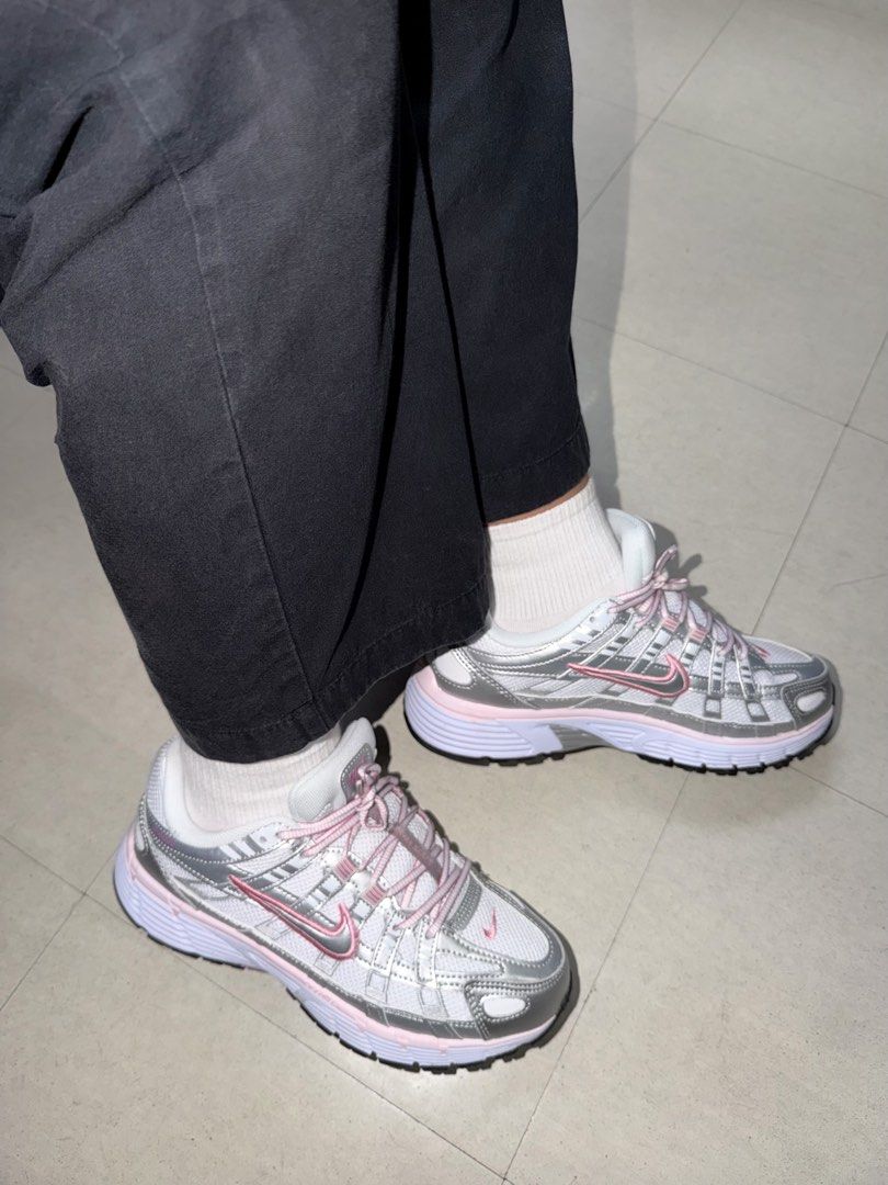 Nike P-6000 Elemental Pink (Category: Sneakers) located in Makati City. Submitted by elyu13 (Listing ID 1469801307, Image 1). Description: - Brand: Nike (Top Grade) - Model: P-6000 - Colorway: Metallic Silver and Pink with White mesh base - Details: Shiny overlays, pink embroidered swooshes, chunky white midsole, and black rubber outsole - Condition: Used but not Abused (Just Recently Bought) - Packaging: Box Included.