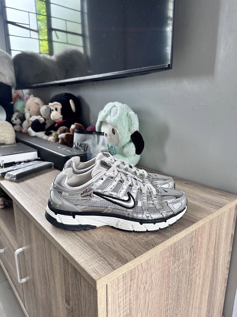Nike P-6000 metallic silver (Category: Casual Shoes) located in Manila. Submitted by nilodanzcuadra (Listing ID 1469812519, Image 1). Description: Size 8 mens Excellent condition Loc: north caloocan.