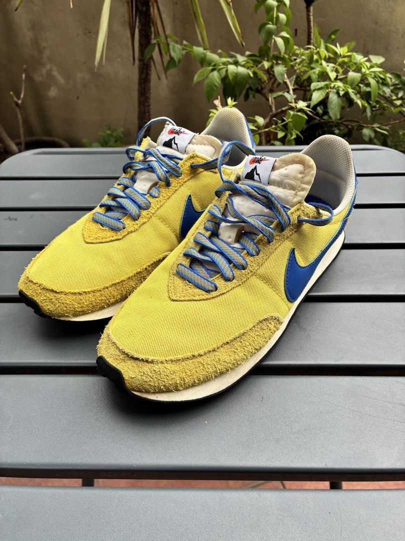 NIKE WAFFLE TRAINER (Category: Sneakers) located in Las Pinas. Submitted by iamlowenz (Listing ID 1469831848, Image 1). Description: Nike Waffle Trainer US9.5 Lightly used Special edition “The Nike Waffle Trainer 2 SD “K2” is a special-edition release paying homage to the historic 1978 American summit of K2 (the world’s second-highest mountain). During this expedition, Nike helped fund and support the climbers, providing them with hybrid “approac