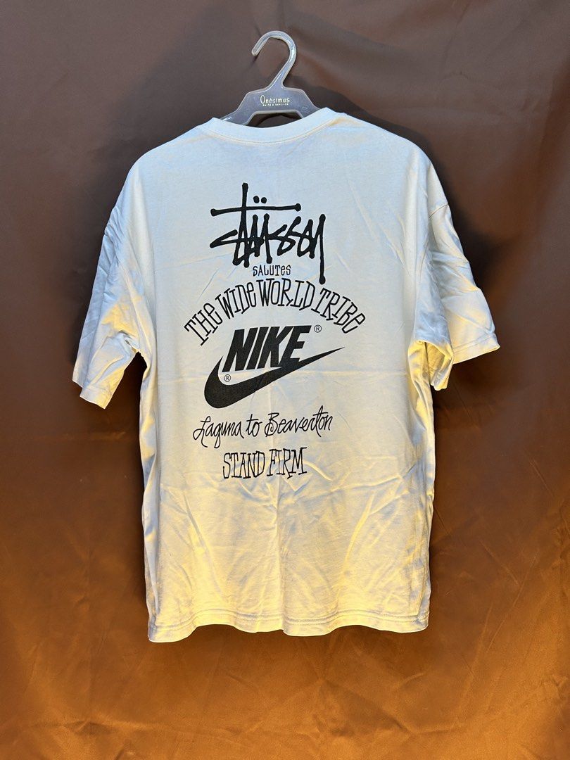 NIKE X STUSSY LASER PRINT (Category: Tshirts & Polo Shirts ) located in Bocaue. Submitted by whoopieeee (Listing ID 1469805058, Image 1). Description: Size Length-27 Width-23.