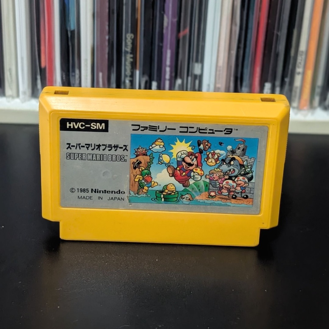 Nintendo Super Mario Bros Famicom Game Cartridge HVC-SM, Video Gaming ...