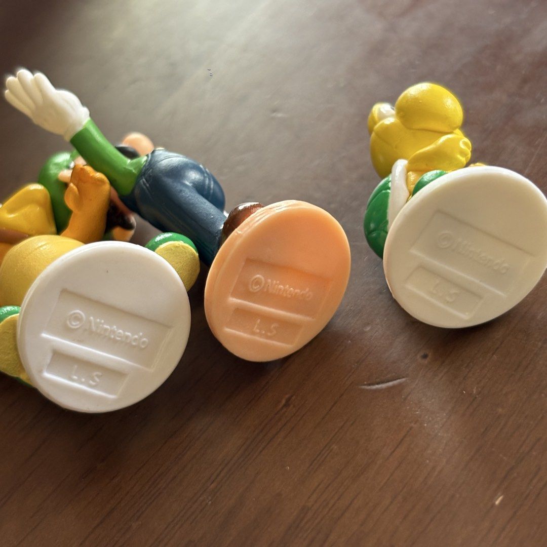 Nintendo Super Mario Luigi Koopa Troopa Figures (Category: Figurines & Statues) located in Manila. Submitted by aobacafe (Listing ID 1469821467, Image 3). Description: - Official Nintendo figures: Luigi, Koopa Troopa, and Hammer Bro - Authentic items with Nintendo copyright stamped on bottom bases - Highly detailed costumes and dynamic poses - Includes display stands for all 3 pieces - Perfect collectibles for Super Mario fans.