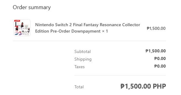 Nintendo Switch 2 Final Fantasy Resonance Collector Edition (Category: Nintendo) located in Manila. Submitted by ticketstar (Listing ID 1469858414, Image 1). Description: Nintendo Switch 2 Final Fantasy Resonance Collector Editiion Price 15k Meet up complete sealed.
