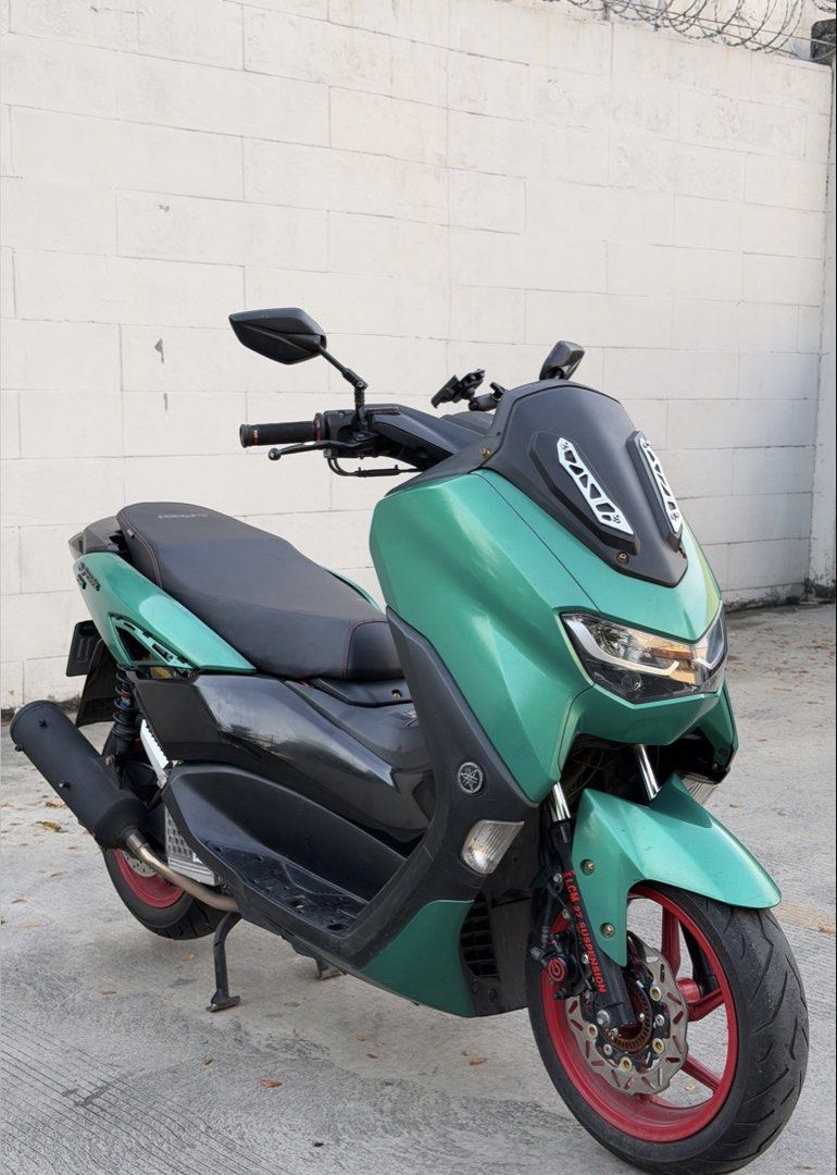 NMAX V2 2021/2022 MODEL NON ABS (Category: Motorbikes for Sale) located in Manila. Submitted by grandwind.5ea064 (Listing ID 1469845093, Image 2). Description: YAMAHA NMAX V2 2021/2022 MODEL NON ABS COMPLETE LEGAL PAPERS FIRST OWNER ACQUIRED 40K RUNNING ODO COLOR INDICATED REGISTERED UNTIL AUG 2027 ORIGINAL LTO PLATE ALL STOCK ENGINE YSS SHOCK WF/TSMP CVT RGB TAIL LIGHT G REN MAGS ETECH PIPE SMOK RADIATOR GAS N GO 82K ASKING NEGOTIABLE SA SURE IS