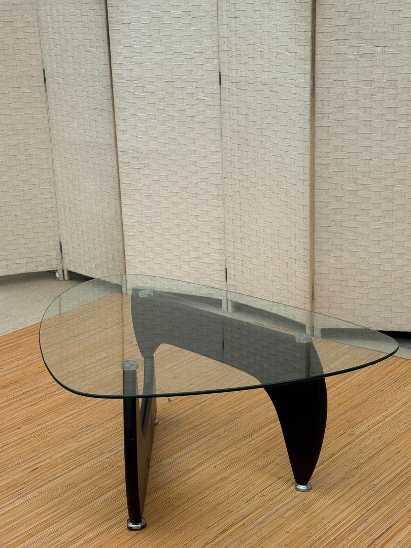 Noguchi Glass Coffee Table (Category: Tables & Sets) located in Manila. Submitted by elliefurnies31 (Listing ID 1469765908, Image 3). Description: JAPAN SURPLUS NOGUCHI INSPIRED GLASS CENTER TABLE IN GOOD CONDITION SIZE: 15.5H x 39L x 31W inches.
